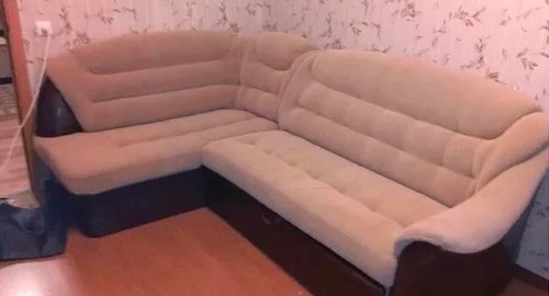 Перетяжка углового дивана. Мураново